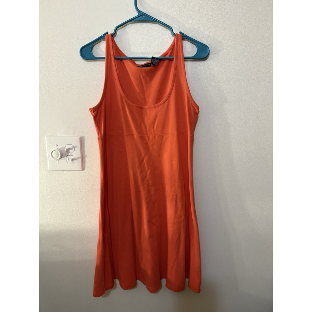 New‎ York & Company Peach Scoopneck Casual Sundress Size M